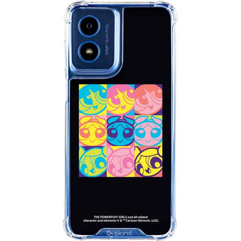 Cartoon Network Powerpuff Girls Neon Moto G 5G (2024) Clear Case